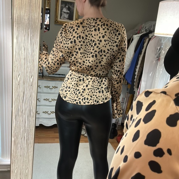 Bell Sleeve/ Wrap Top - Picture 3 of 6